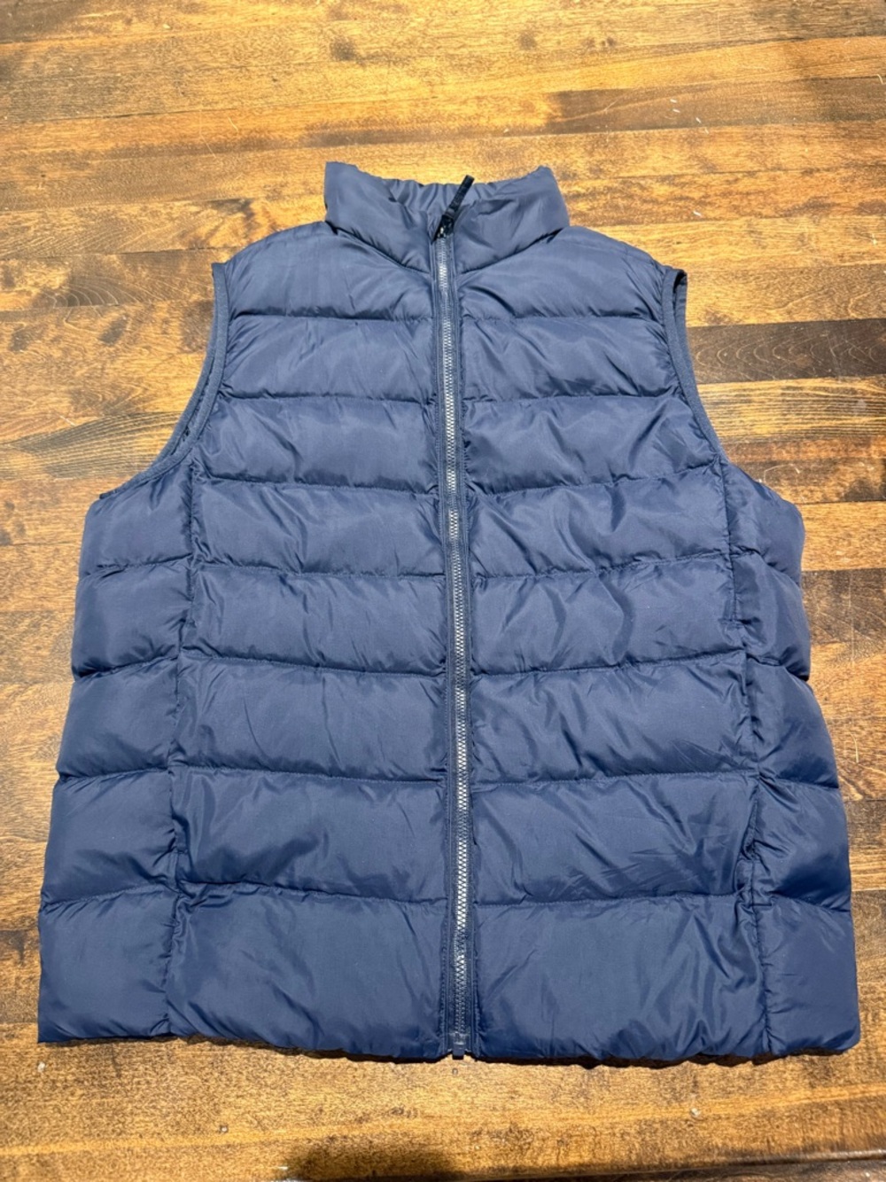 Uniqlo Youth Navy Blue Sleeveless Puffer Vest - 13